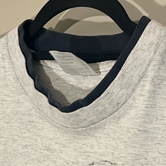 Vintage 90's Hazelwoods Size Large T Shirt Bald Eagle Made In USA Gray (G) - Picture 10 of 15